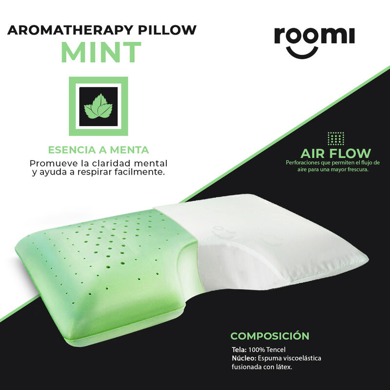 Almohada Roomi Shoulder Aromaterapia Esencia Me... image number null