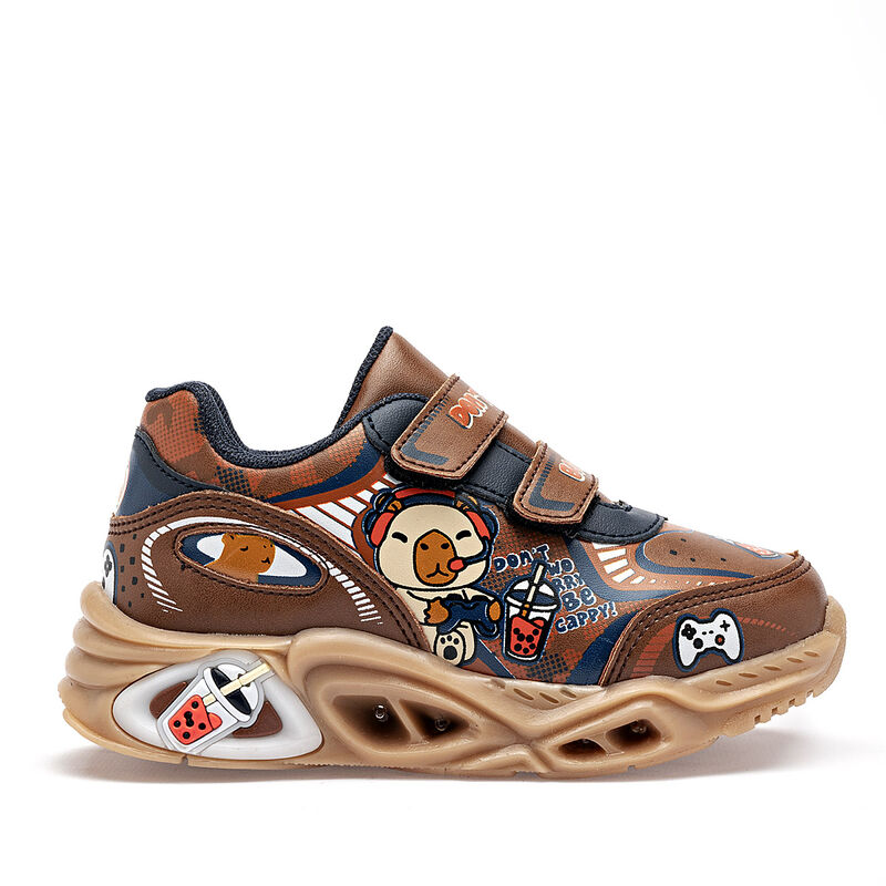 On Kids tenis para preescolar ni&ntilde;o  caf&eacute; marino... image number null