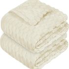 2 Cobijas para Bebe Color Hueso Bluelander 2 Cobijas para Bebe Color Hueso Bluelander