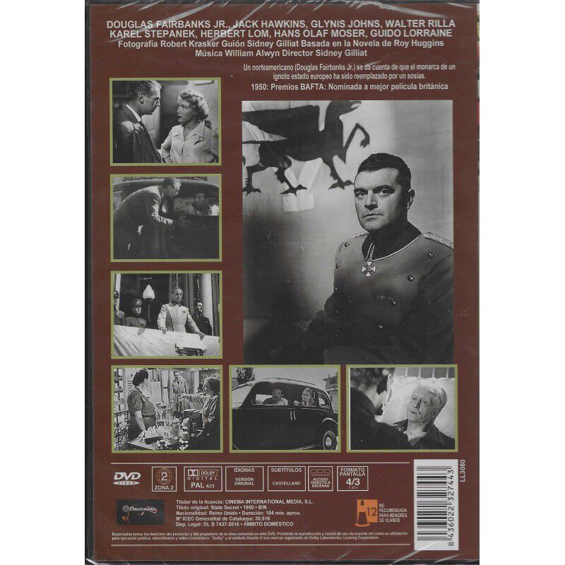 Secreto De Estado (v.o.s.e ) (dvd) 1950 State S... image number null
