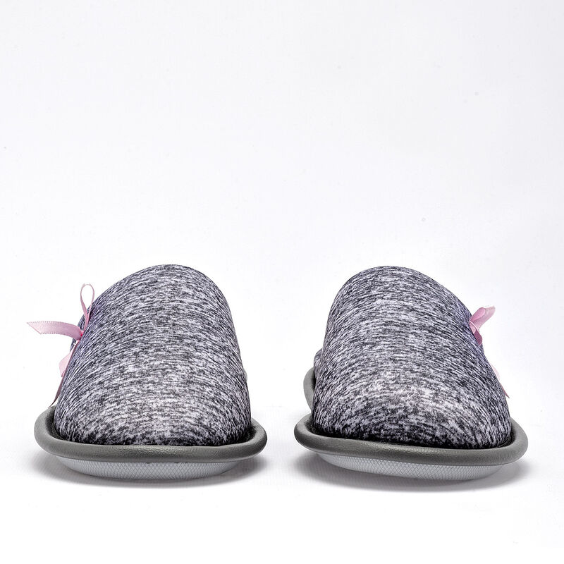 Calzatura pantufla para mujer gris cod 140296-E image number null