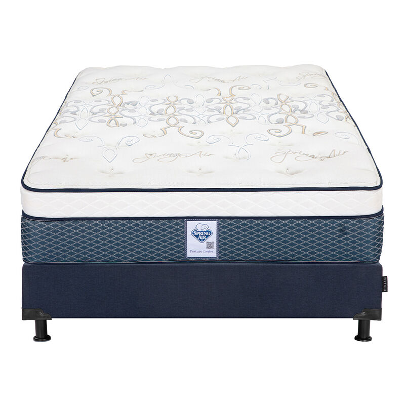 Colch&oacute;n Queen Size Cantabria + Box + 1 Juego De... image number null