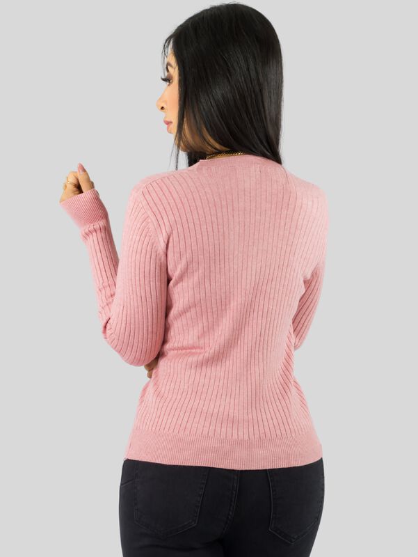 Su&eacute;ter Para Mujer De Manga Larga Con Botones A ... image number null