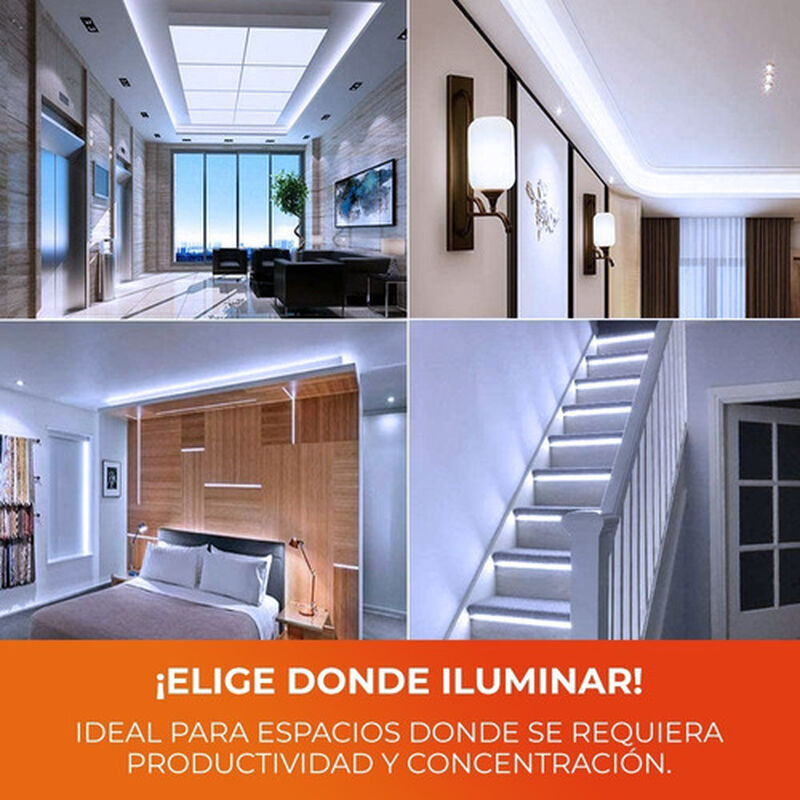 Tira Led 5mts 12 W Luz De Día, Interiores, Tecn... image number null