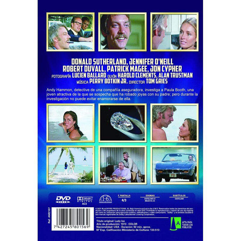 Fr&iacute;a Como Un Diamante [DVD] (1973) Lady Ice image number null