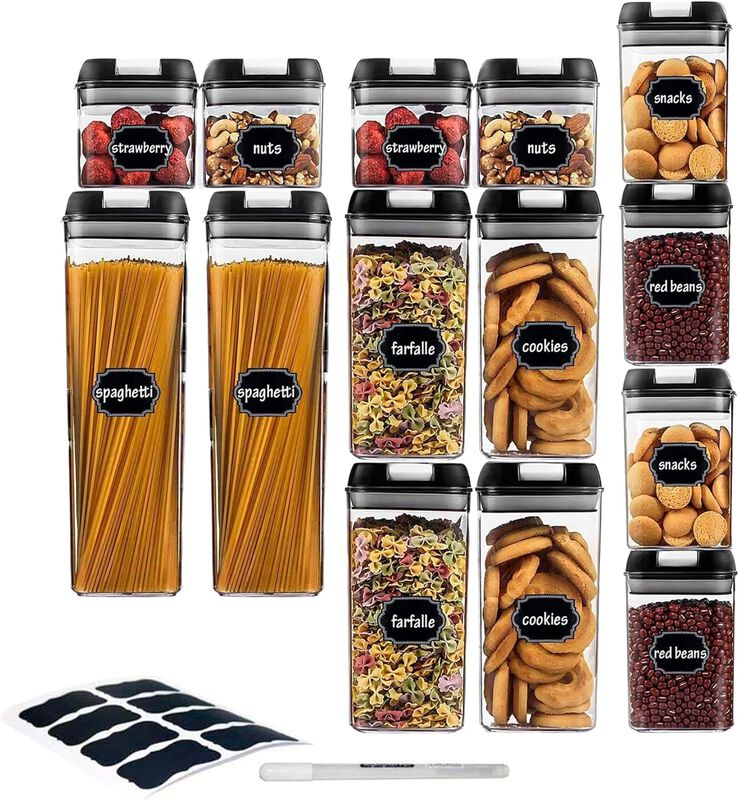 Juego de 14 Recipientes Herm&eacute;ticos para Aliment... image number null