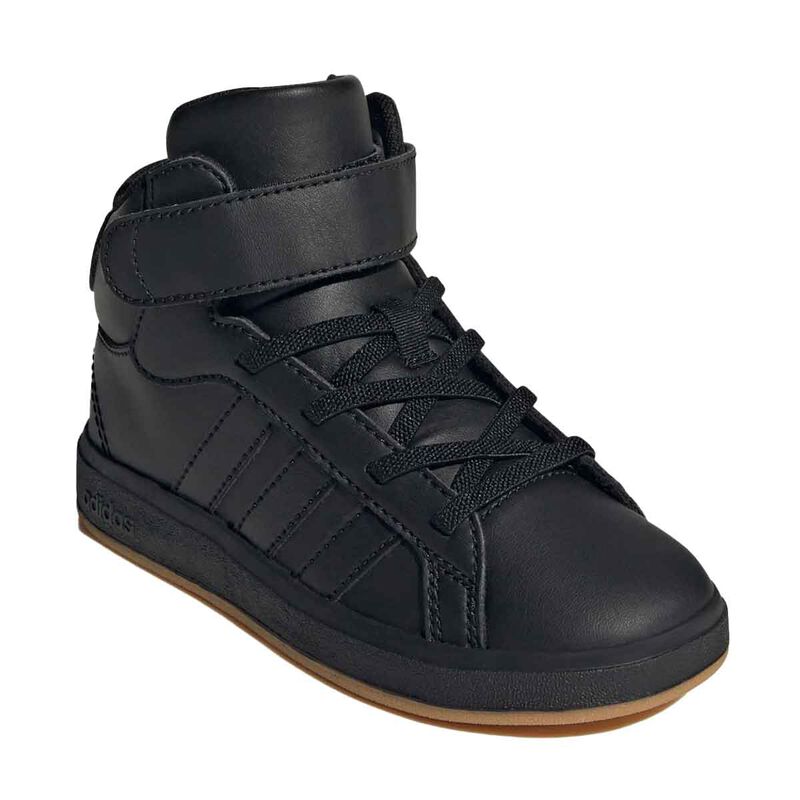 Tenis Ni&ntilde;o Adidas Grand Court Mid Negro JR0804 image number null