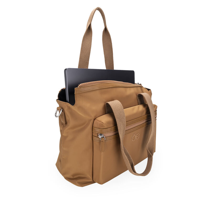 Bolsa Porta Laptop 14 Plg Textil Color Camel image number null