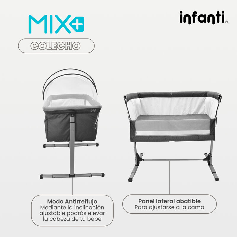 Cuna Colecho Mixx Gris image number null