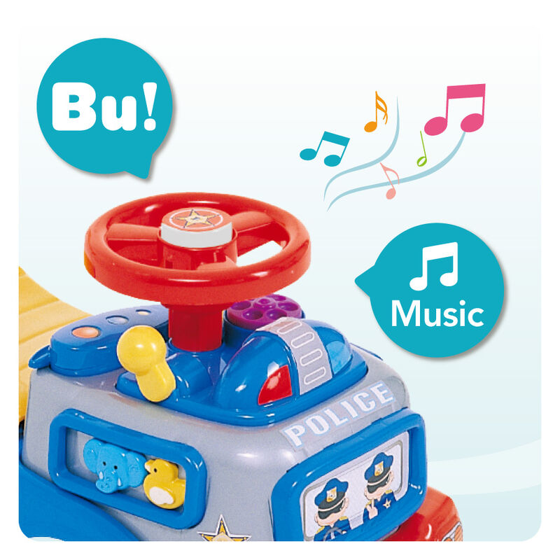 Carrito Montable Mytoy Azul con Rojo 5561 image number null