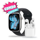 Combo Smartwatch Apple Watch Serie 11 46mm M/l Gris Mev44lw/a + Aud&iacute;fonos Bluetooth