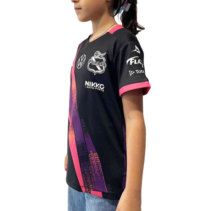 Jersey Pirma para Ni&ntilde;os Visita Puebla 25-26 Neg... image number null