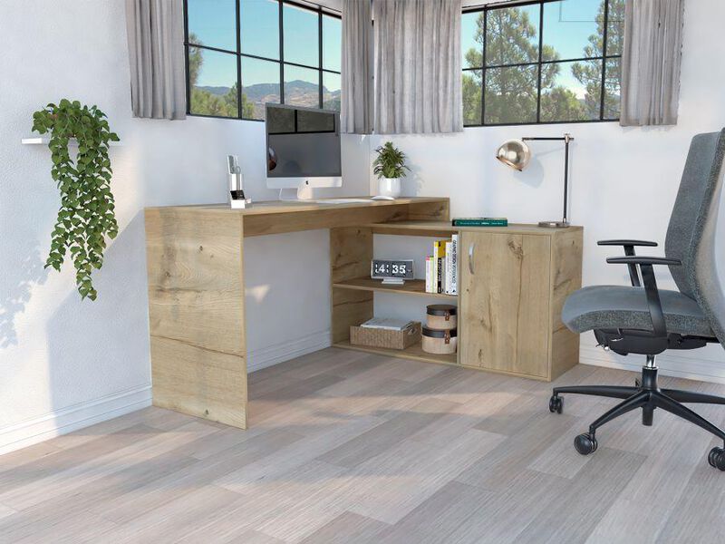 Escritorio Axis, Color Duna Virtual Muebles image number null