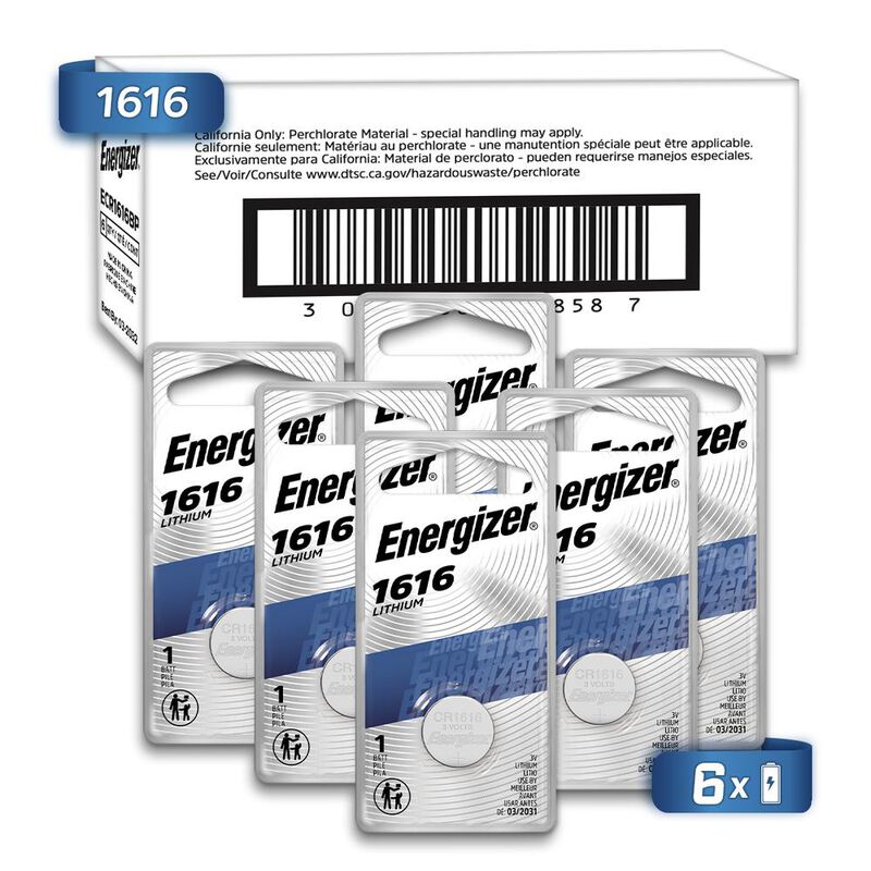 Energizer Botón Cr1616 Caja Con 6 Blísters image number null