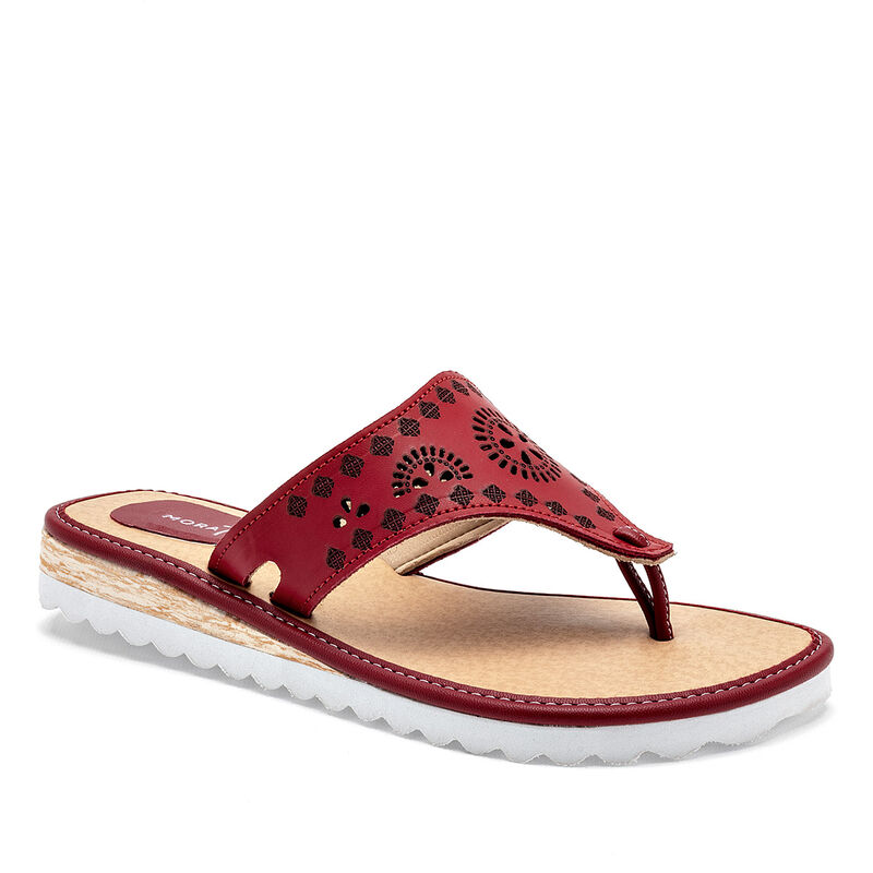 Mora Tierra Sandalia para mujer rojo image number null