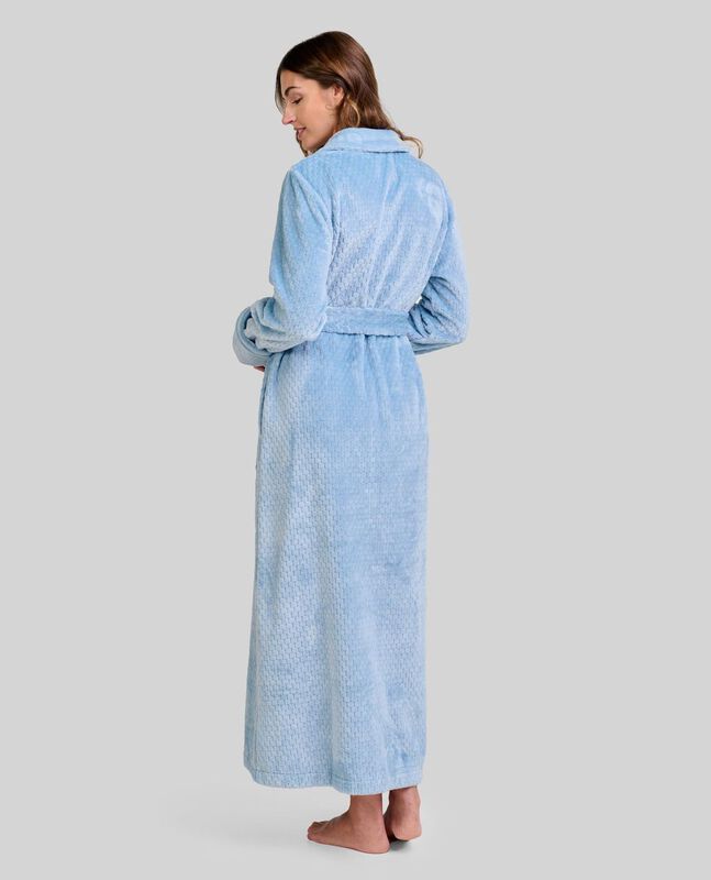 Bata Larga Jacquard con Cintur&oacute;n Acero image number null