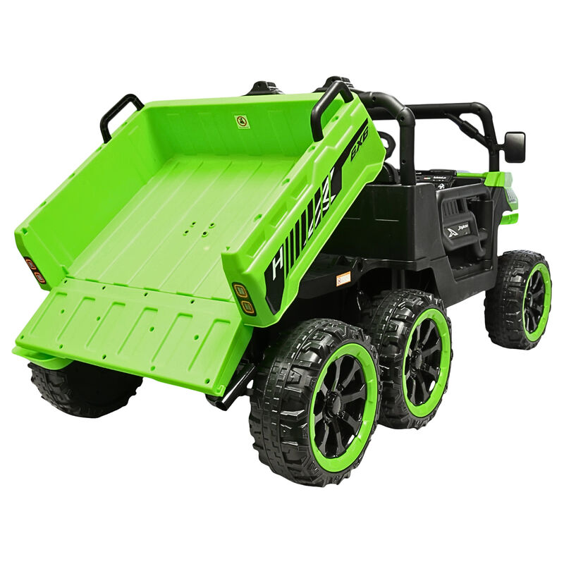 Montable El&eacute;ctrico para Ni&ntilde;os Tractor 6x6 Caja ... image number null