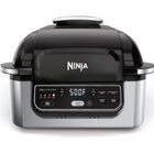 Parrilla El&eacute;ctrica Ninja Ag300 4 En 1 1760w Negro/plata Syp