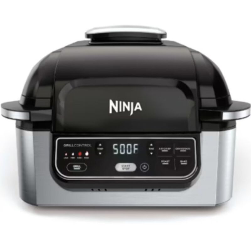 Parrilla El&eacute;ctrica Ninja Ag300 4 En 1 1760w Neg... image number null