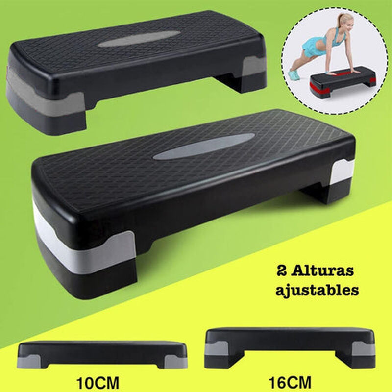 Escal&oacute;n Brandtrendy Step Aer&oacute;bico 2 Alturas 10-... image number null