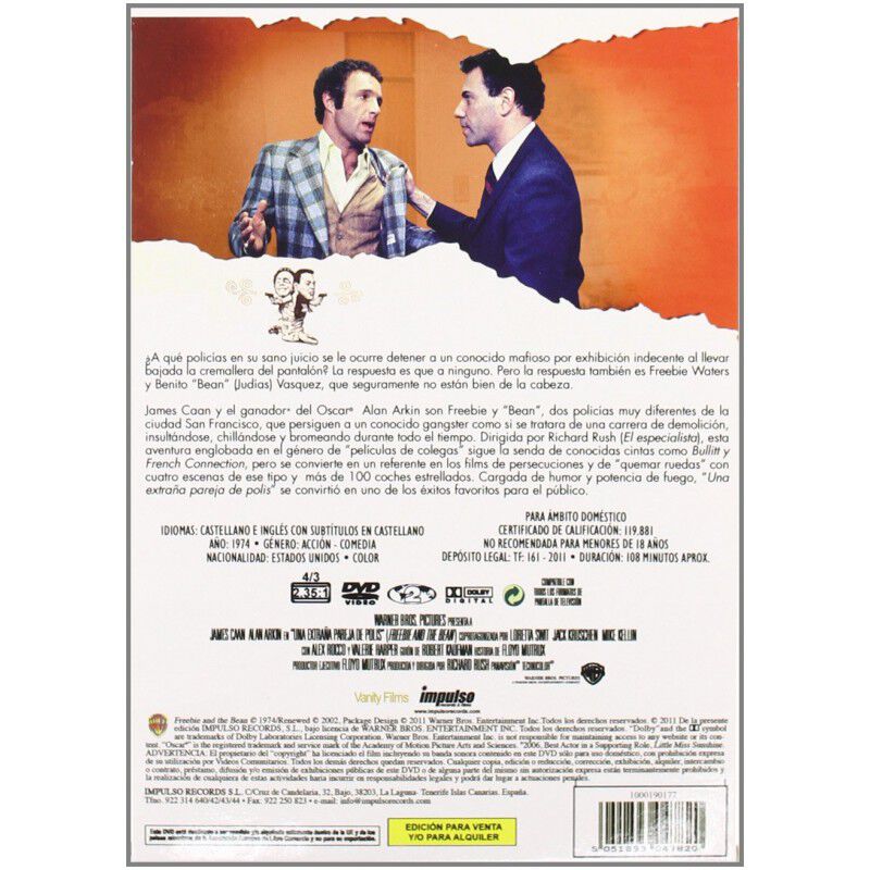 Una Extra&ntilde;a Pareja De Polis (dvd) image number null