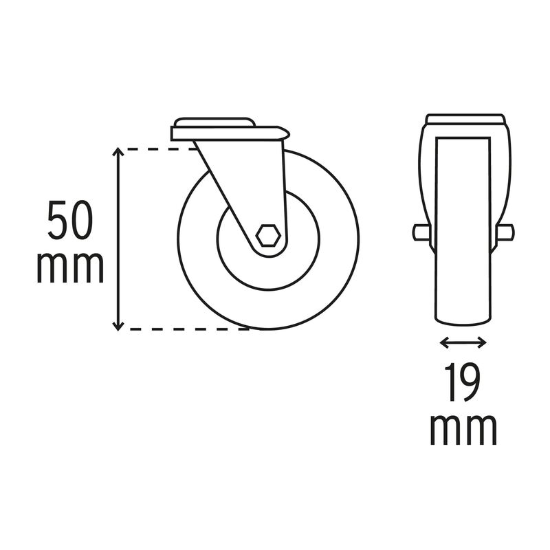 Cama de Pl&aacute;stico 36' para Mec&aacute;nico Truper image number null