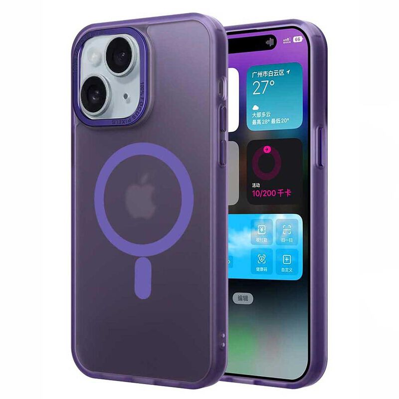 . Funda TEKKU Matte Mag para iPhone 15 Trans Vi... image number null