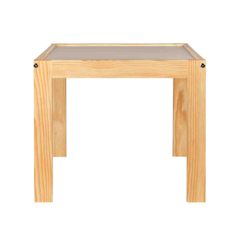 Mesa Infantil de Madera Estilo N&oacute;rdico-Gris Osc... image number null