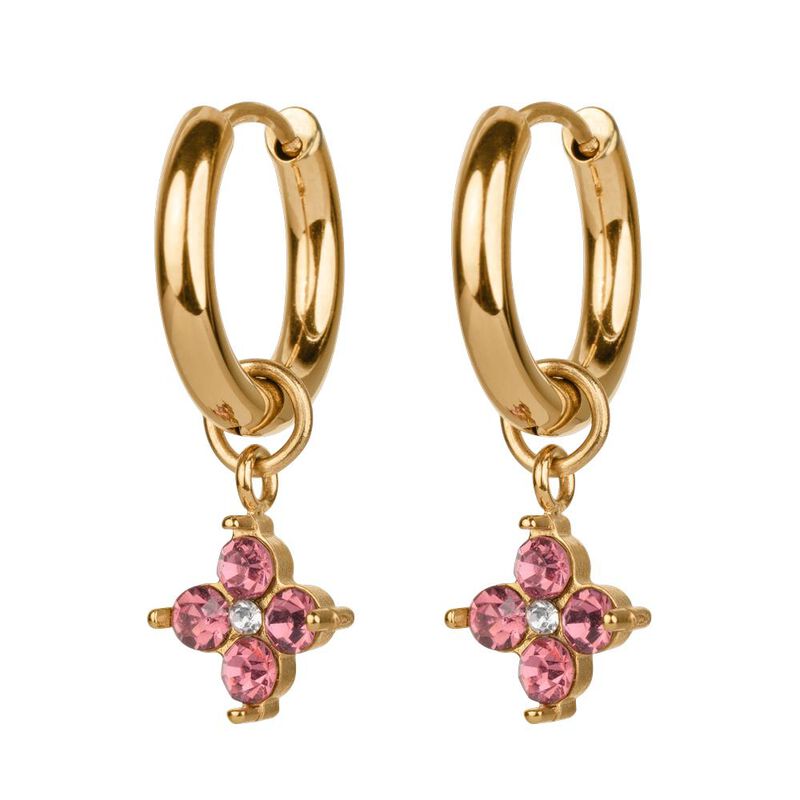 Aretes Caty Luckyly Set 3 En 1 Arracadas Y Char... image number null