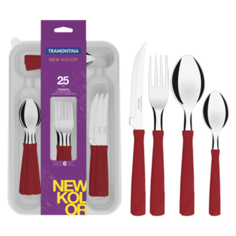 Juego De Cubiertos Tramontina 23198/775 New Kol... image number null
