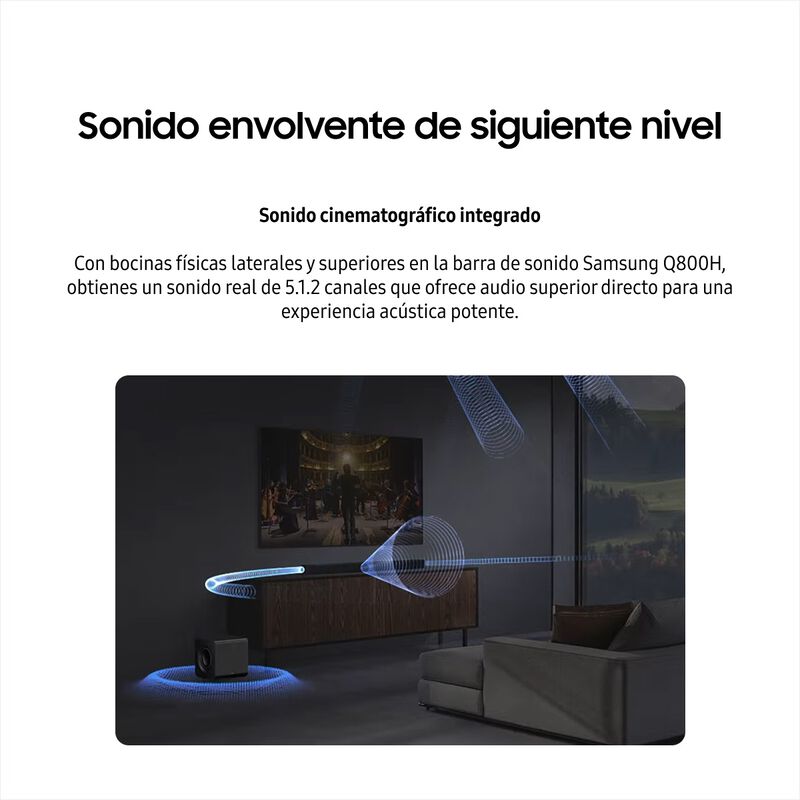 Barra De Sonido Samsung Q-series 5.1.2 Q800h (2... image number null