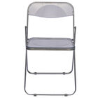 Silla Plegable Transparente Ideen Color Plateado