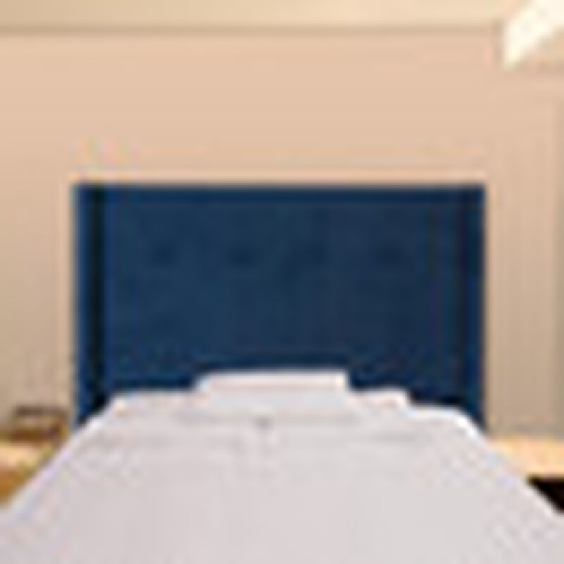 Cabecera Matrimonial Dicasa Toledo Azul Marino image number null