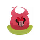 Babero De Pl&aacute;stico Con Recipiente Disney Baby Minnie Mouse