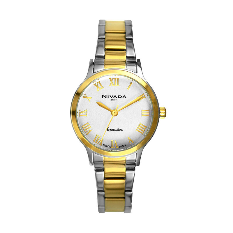 Reloj Nivada Executive Dama Bicolor/Bicolor Bla... image number null