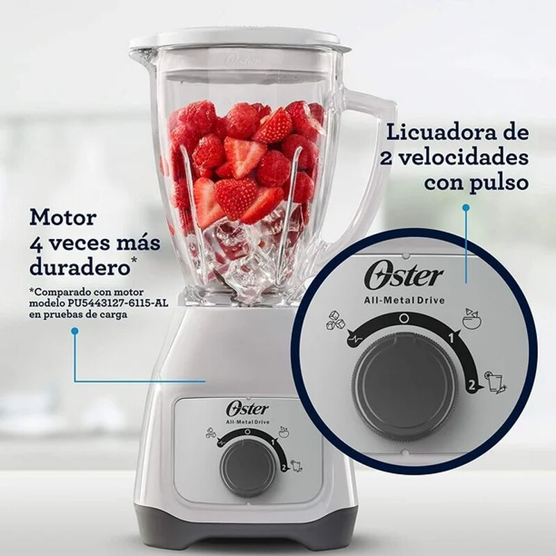 Licuadora Oster Blstkag-wrd-013 Kaliman 2v Peri... image number null
