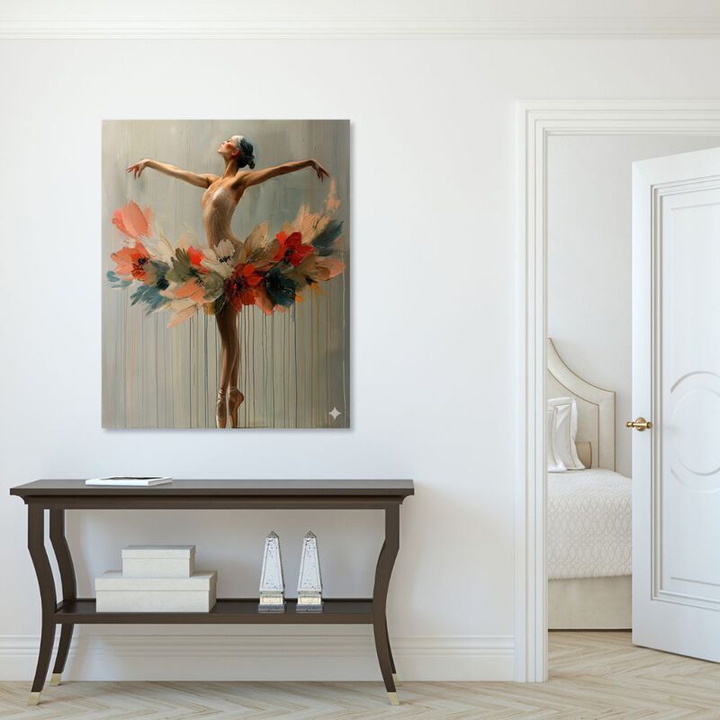 Cuadro Decorativo Impreso 90x122cm Ballet Flora... image number null