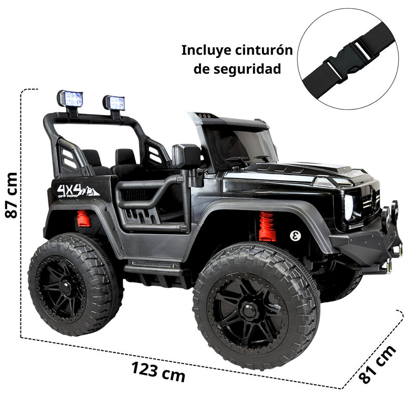 Montable El&eacute;ctrico Camioneta 4x4 para Ni&ntilde;os Con... image number null