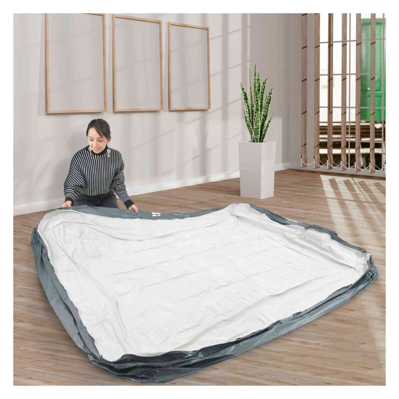 Colchon Inflable Queen Size + Bomba Aire Autom&aacute;... image number null