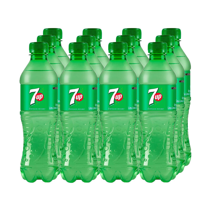 Refresco 7up Lima Lim&oacute;n Botella 600ml 12 Piezas image number null