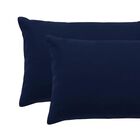 Fundas Almohada Est&aacute;ndar Polo One 2 Pck Azul Marino 70x50cm