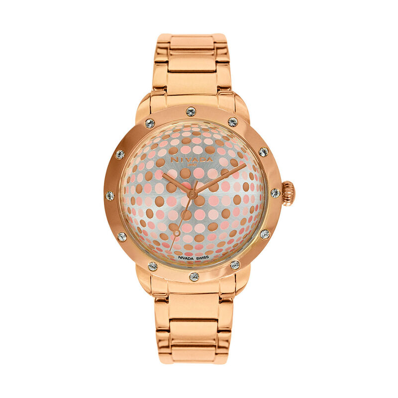 Reloj Nivada Fashion Dama Acero/Dorado Rosa Lis... image number null