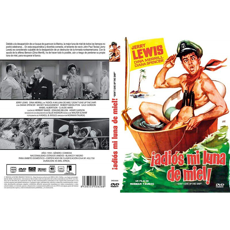 Adi&oacute;s Mi Luna De Miel [dvd] (1959) Don't Give U... image number null