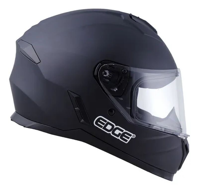 CASCO PARA MOTO NEGRO JUVENIL EDGE DOT/ECE image number null