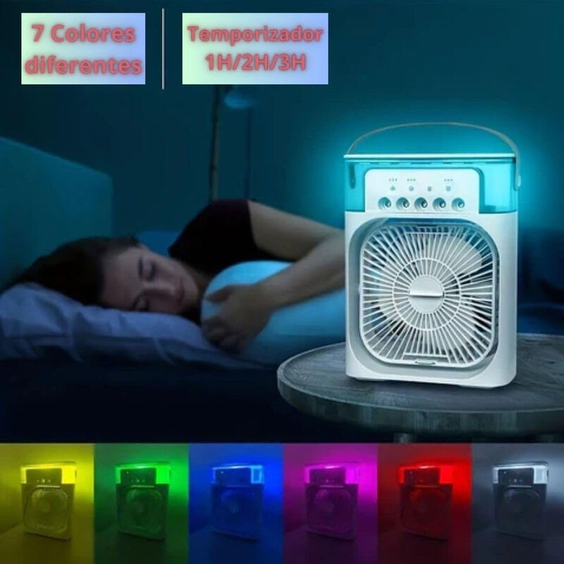 Ventilador Humidificador de 3 velocidades image number null