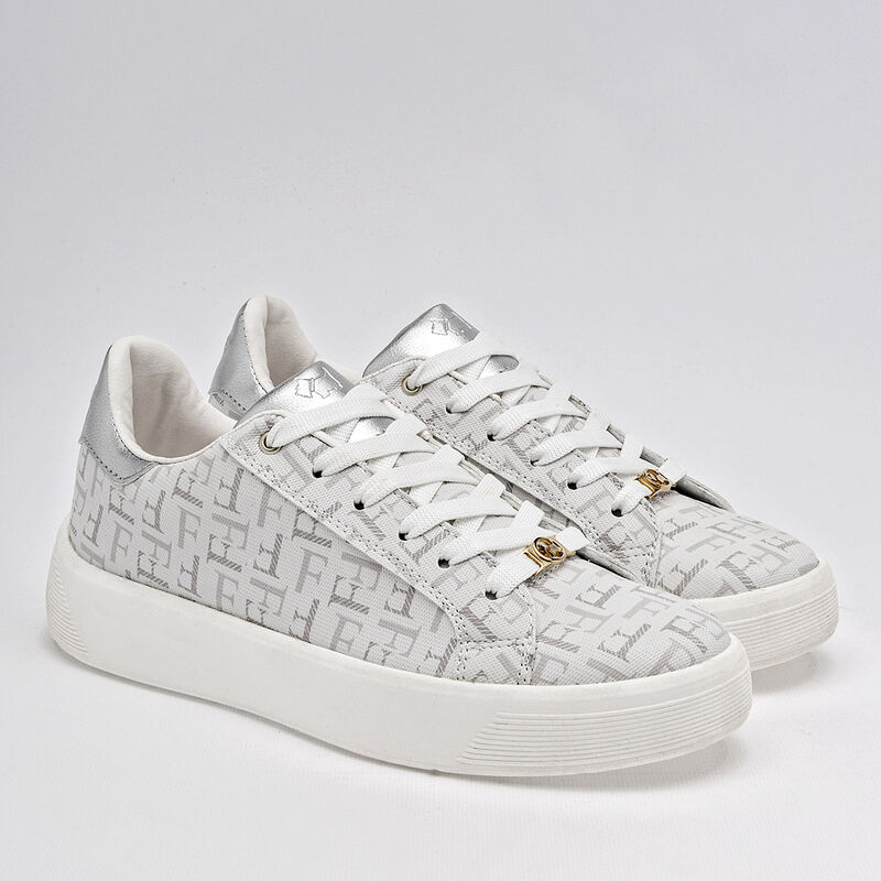 Ferrioni Tenis urbano para mujer blanco gris pl... image number null