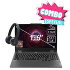 Combo Laptop Lenovo LOQ Gaming 15.6" NVIDIA RTX4050 Ry5 512Gb 12Gb Ram Gris 83JC00GKUS + Audifonos Bluetooth