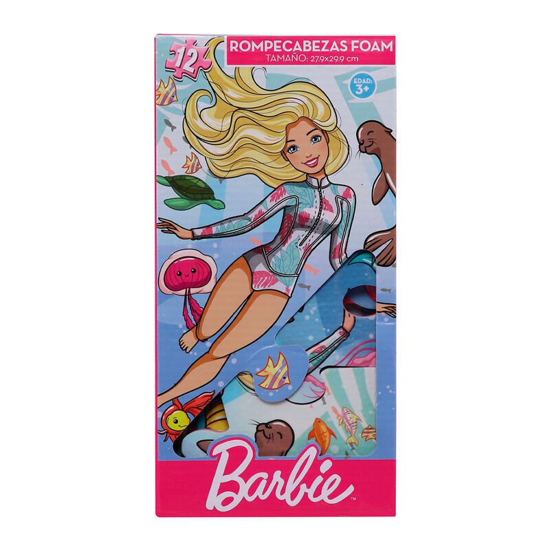 Rompecabezas Barbie en Foam 12 pz image number null