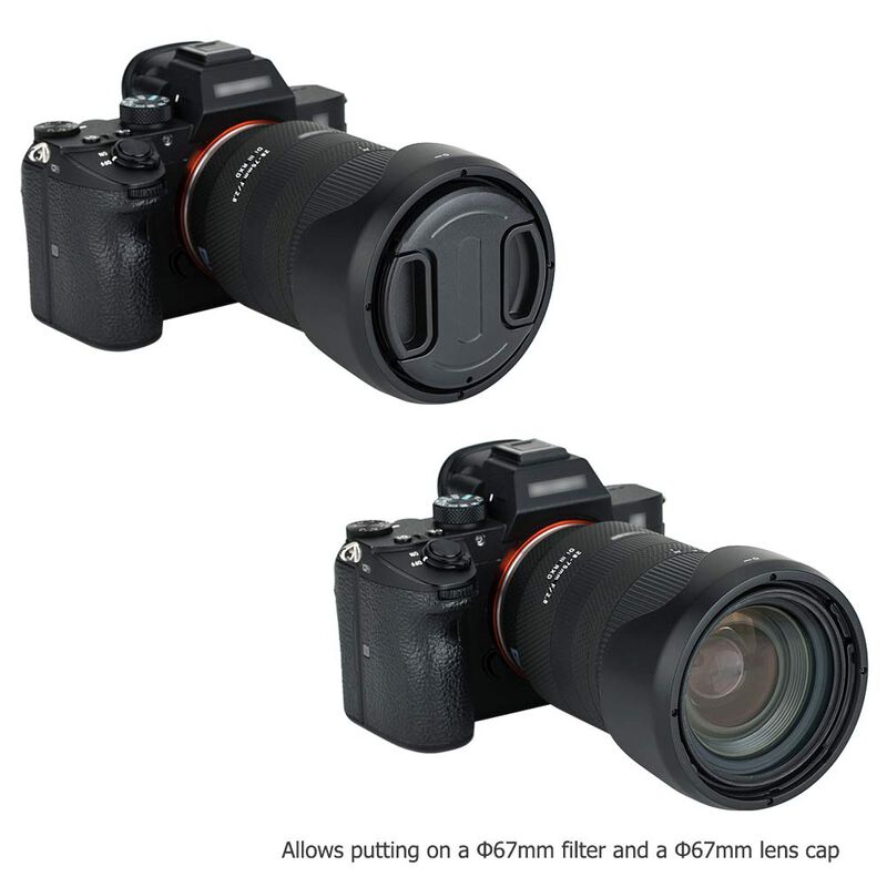 Sombrilla De Lente Jjc Reversible Para Tamron 2... image number null
