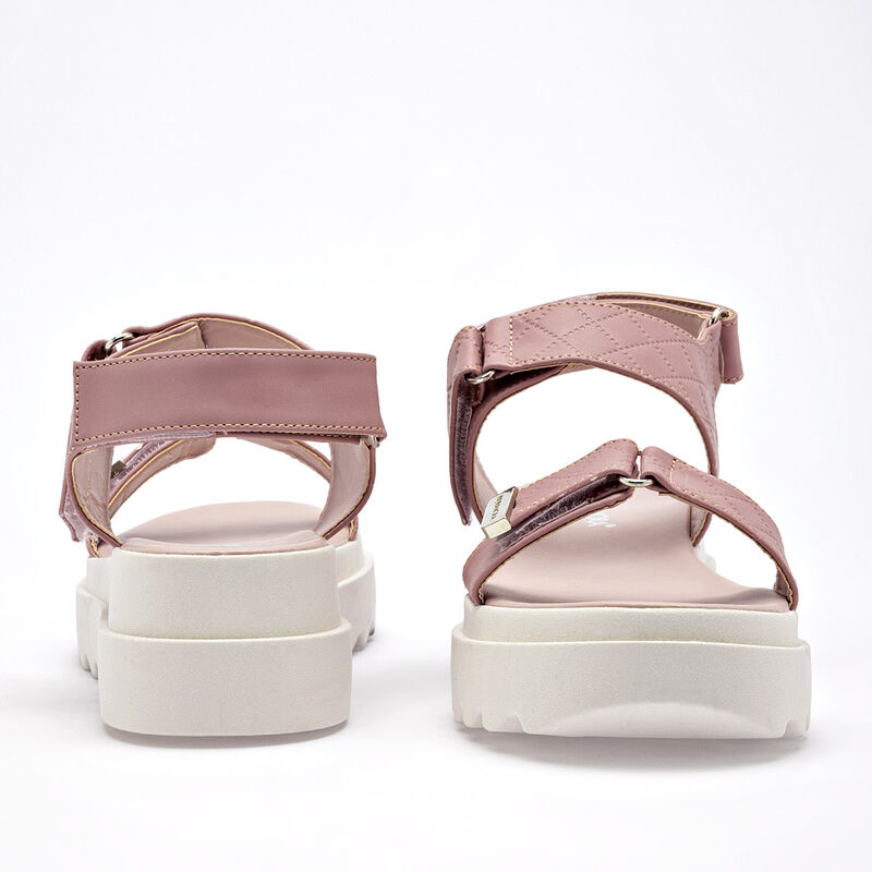 Moramora Sandalia para mujer rosa image number null